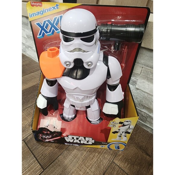Imaginext Other - NEW Imaginext Star Wars Storm Trooper XXL 16" Poseable Character with Launcher